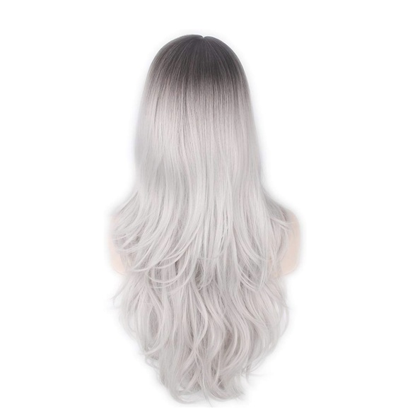 Ombre Gray Full Wig
